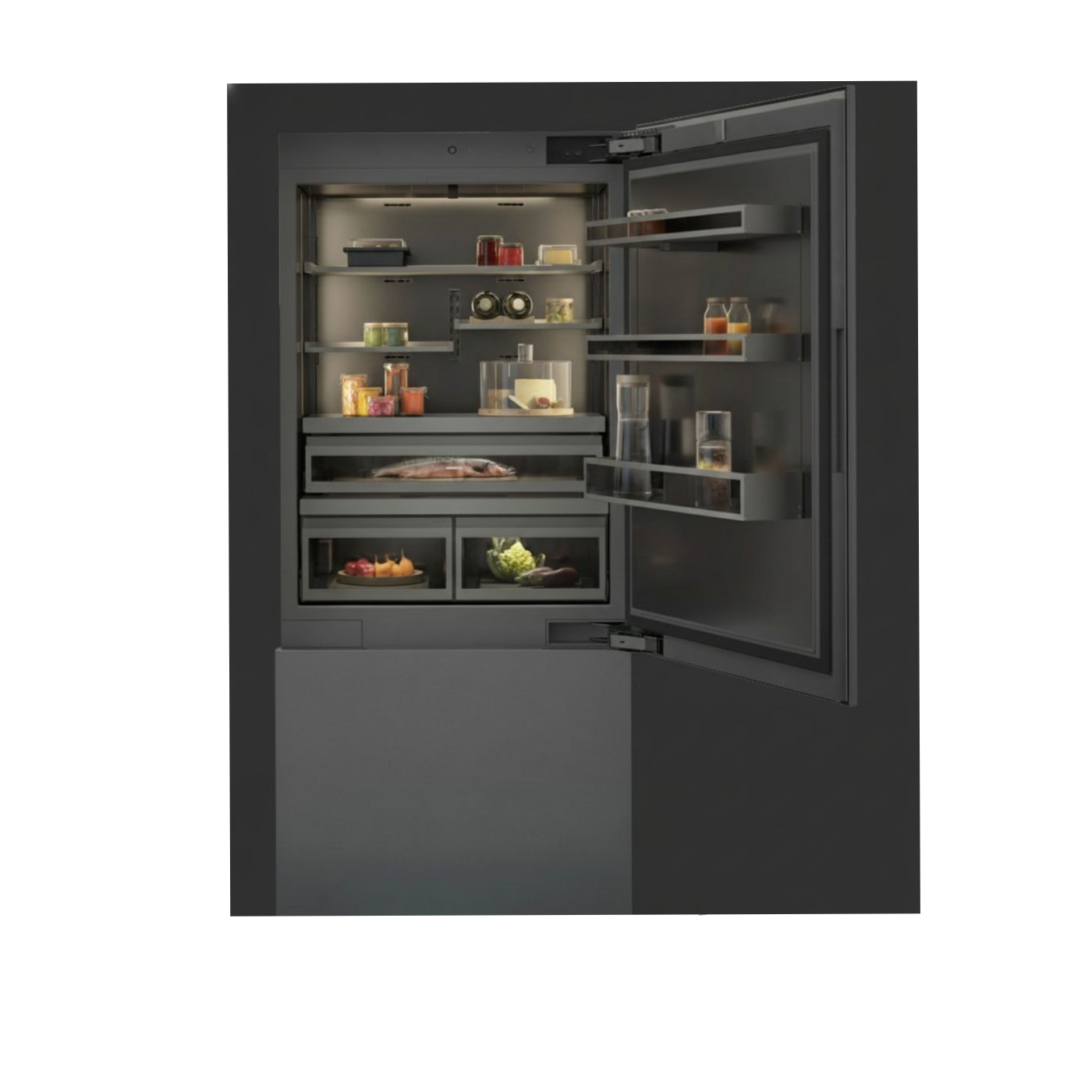 Комбінований холодильник з морозильною камерою GAGGENAU Vario Expressive RVB497190